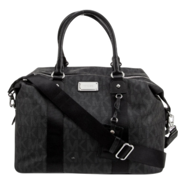 Michael Kors Logo Small Duffel and Drop-Kit Bag Set - Picture 1 of 13